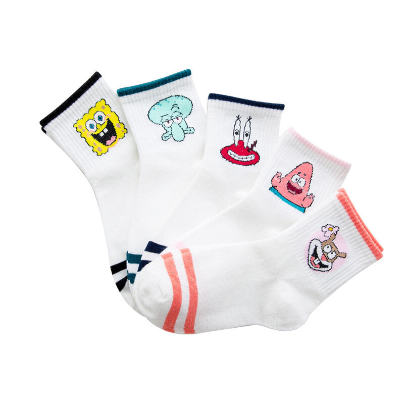 Heißer Verkauf mode frauen Socken Nette Elegante Schöne Cartoon Süße Harajuku Baumwolle Tiere Casual mann und Frau Hip hop lustige Socke