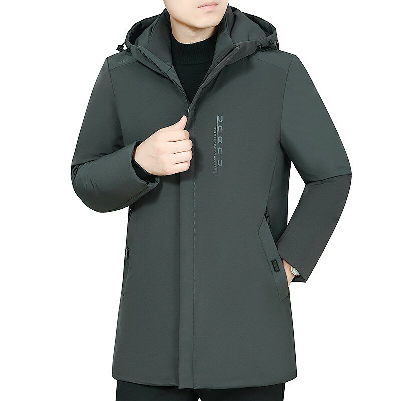 メンズ厚手のコットンジャケット,フード付きアウター,防風,暖かい,冬のコート,サイズ5xl,2022