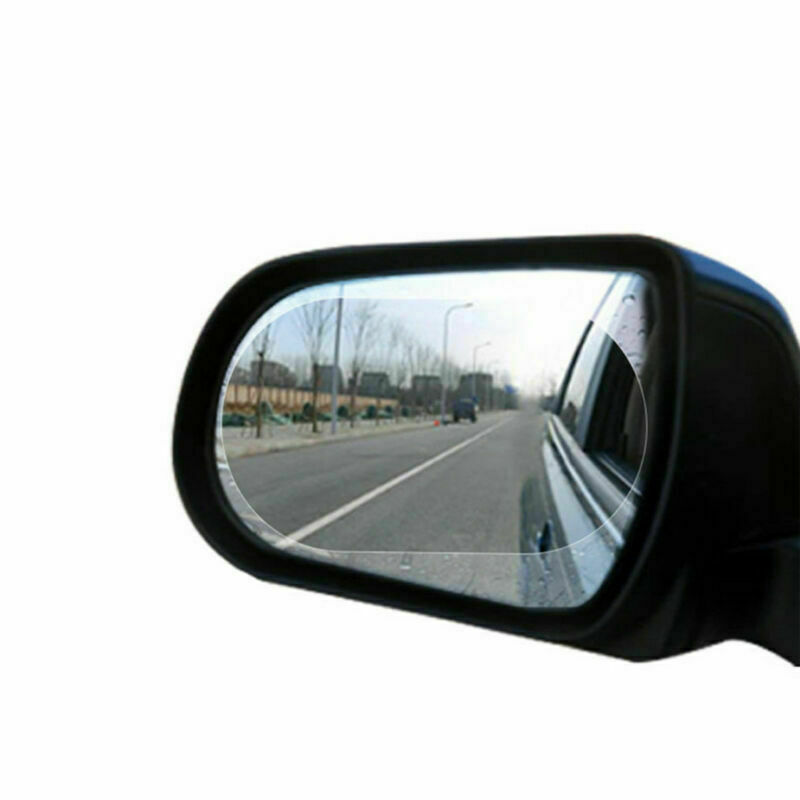 2 Pcs Car Rainproof Clear Film Rearview Mirror Protective Anti Fog Waterproof Film Auto Sticker Accessories