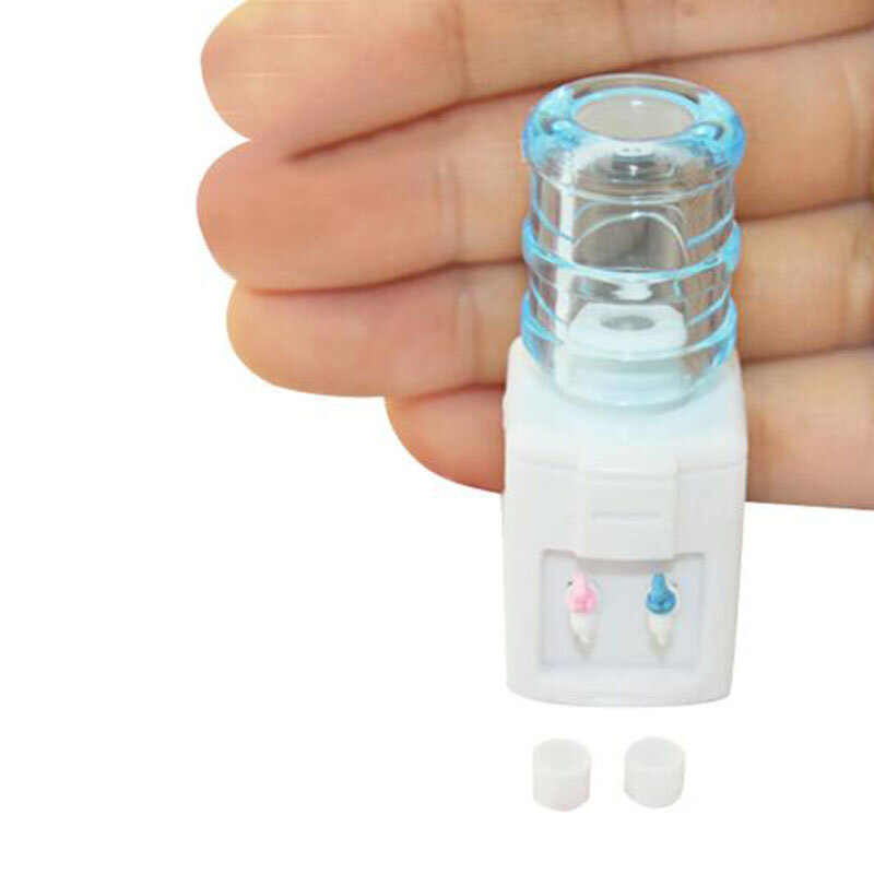 Mini dispensador de água 1/12 dollhouse vida em miniatura jogo cena modelo simulação casa boneca acessórios decorativos crianças brinquedos
