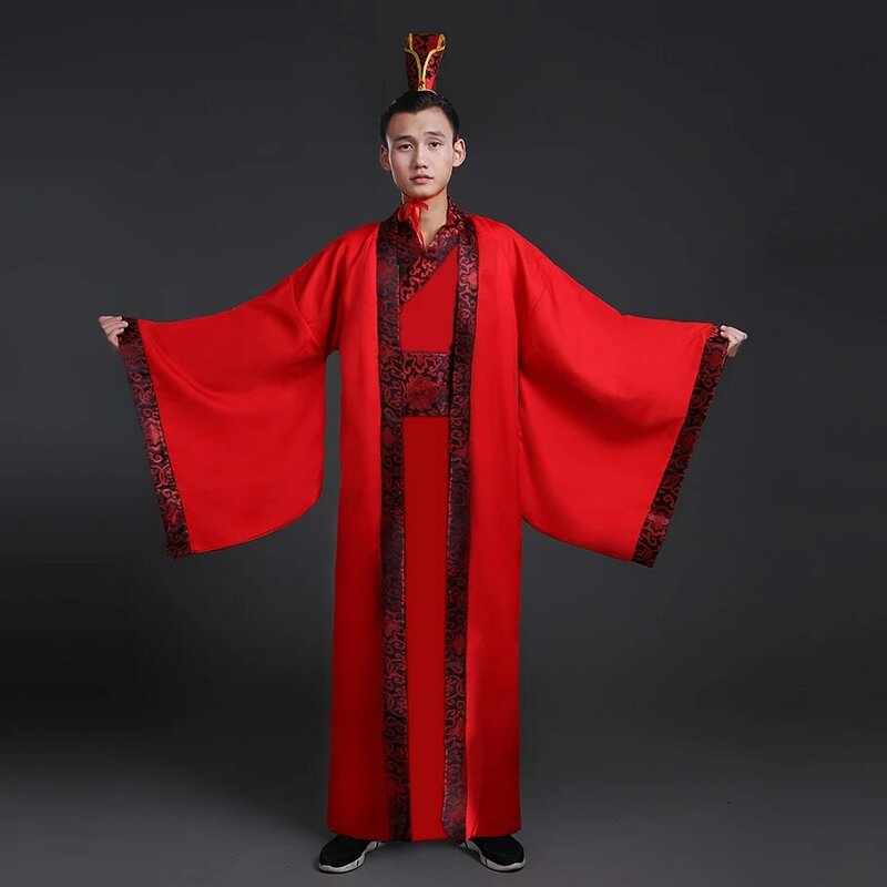 Roupa de festival chinês fantasias femininas heróis filmes heroina hanfu vestido masculino e feminino roupa estilo antigo