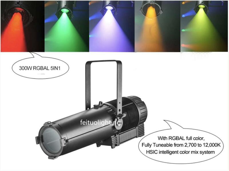 Leko-foco de luz Led con Zoom automático para iluminación de escenario, lámpara de 6 piezas, IP65, 300w, 600w, para iluminación de escenarios y conciertos