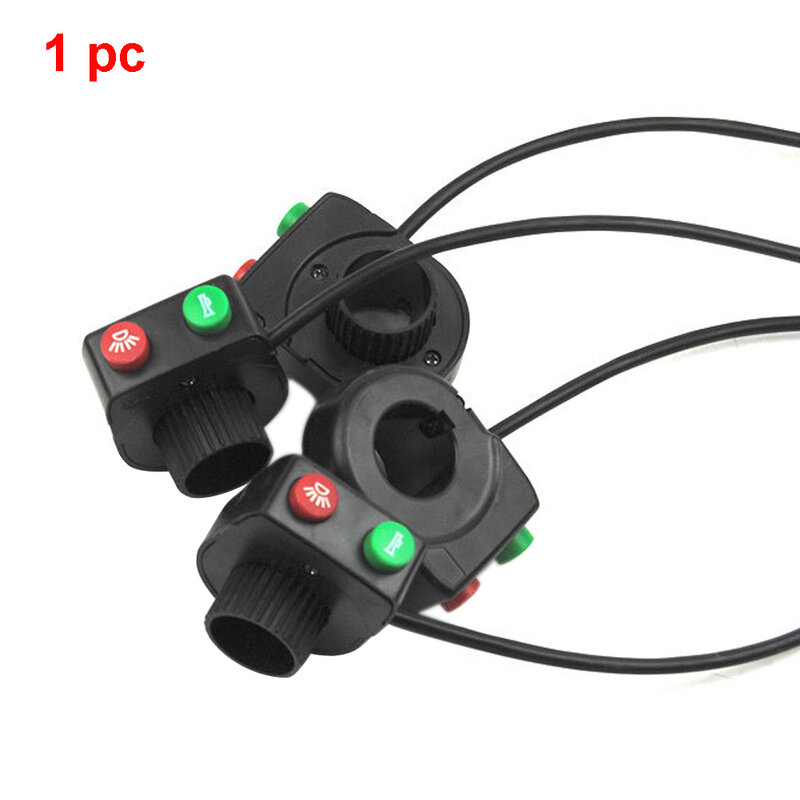 Motorcycle Part Auto Push Button Light Switch Headlight On Off Horn Easy Install Led Signal Accessories Universal Electric Fog