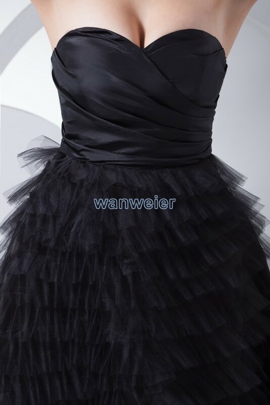 드레스 무료 배송 실제 그림 가운 플러스 사이즈 여성 vestidos 어깨에서 공식적인 경우를위한 작은 검은 드레스
