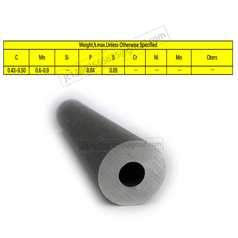 Tubos de acero al carbono, tubo de Metal de 16mm, 15mm, 14mm, ASTM 1045, 13mm, JIS S45C, 12mm, DIN C45, 11mm, OD16mm, 17mm