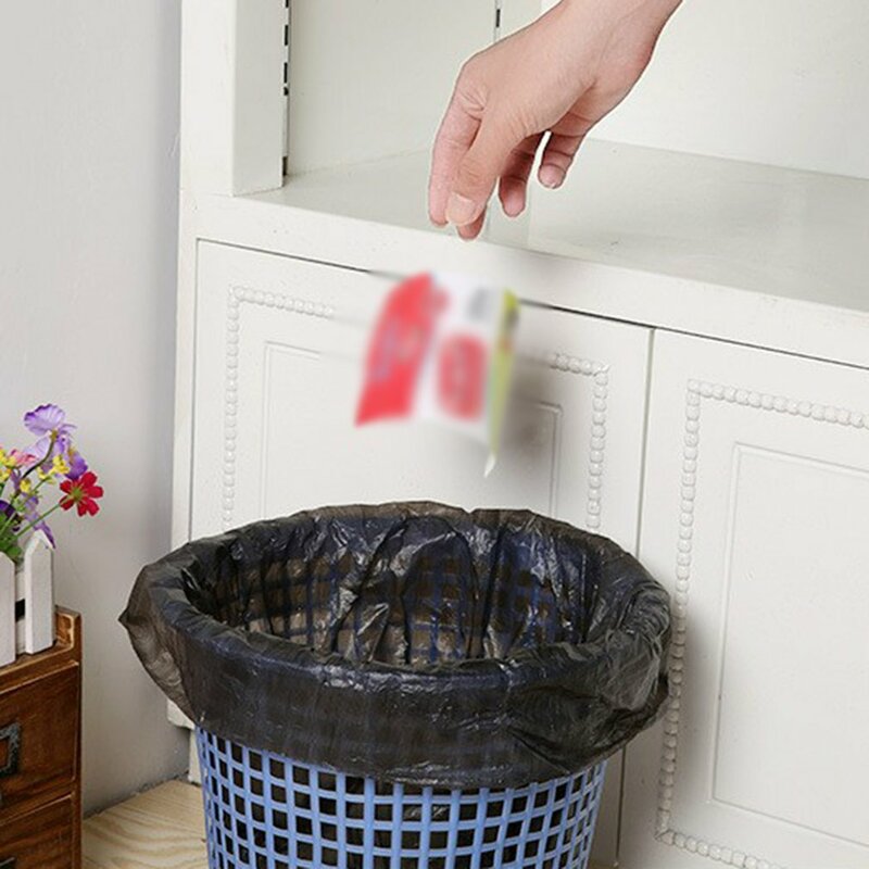 가정용 휴대용 두꺼운 쓰레기 봉투, 저렴한 주방 블랙 조끼 유형 쓰레기 통 비닐 봉투