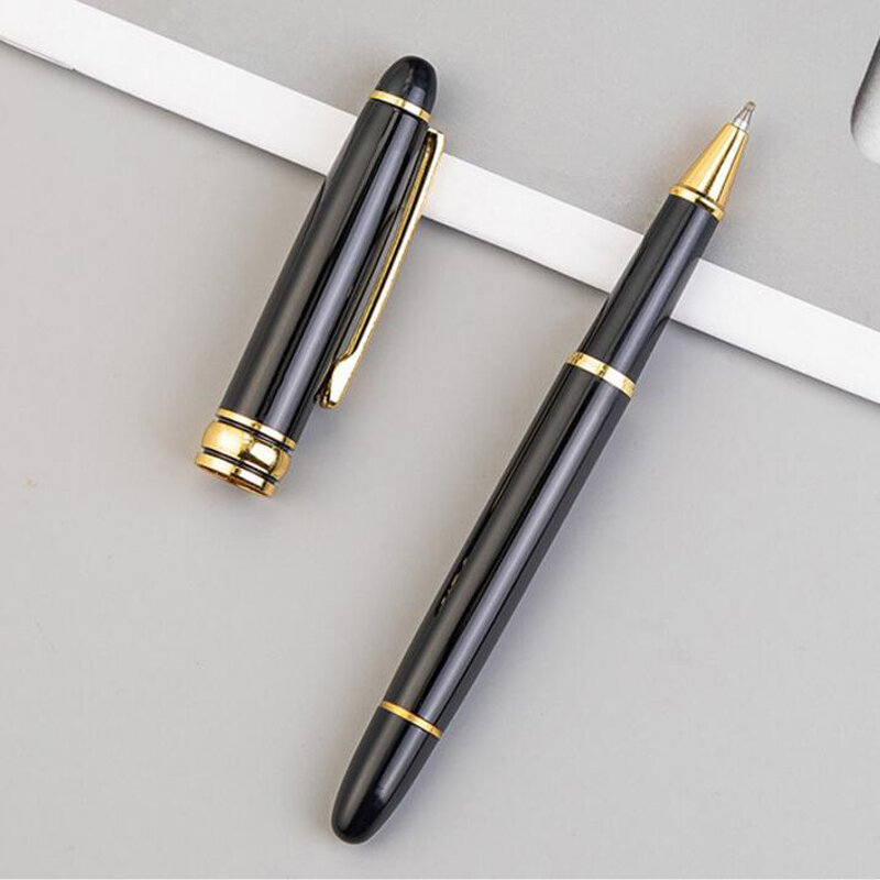 Лидер продаж, брендовая 163 полностью Металлическая искусственная офисная деловая Мужская ручка для письма, подарочная ручка, купить 2, отпра...