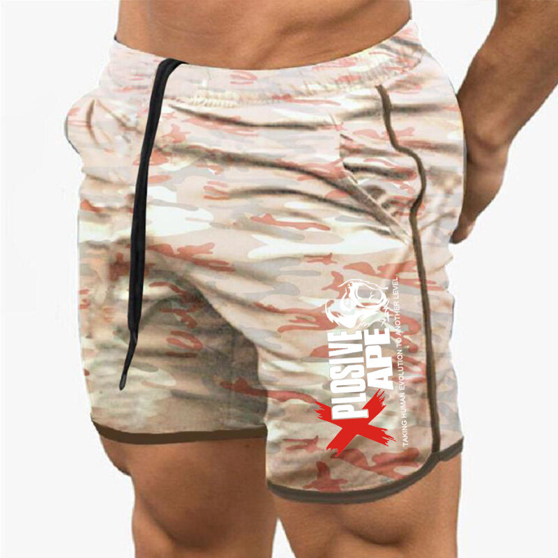 Pantalones cortos deportivos para hombre, Shorts de secado rápido para correr, gimnasio, verano, 2020