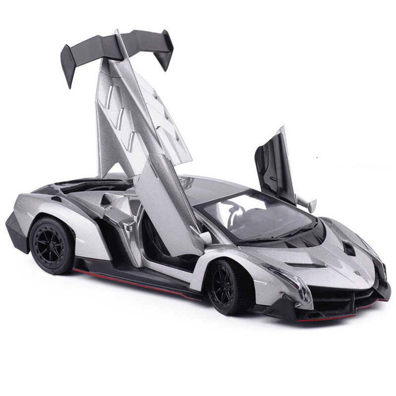 1:24 Scale Alloy Poison Sports Car Vehicle Model Simulation Classic Metal Boys kids Adult Toy Collection Decoration Display Show