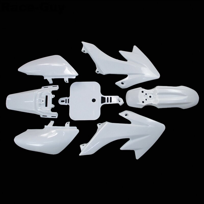 Biały z tworzywa sztucznego korpus owiewki obejmuje zestawy dla 50cc 70cc 90cc 110cc 125cc 140cc 150cc 160cc chiński CRF XR CRF50 XR50 pitbike
