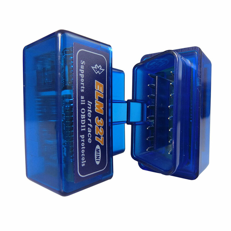 スーパーミニELM327カーコードリーダー,自動車診断ツール,OBD2,Bluetooth,V1.5,ELM 327 V,1.5,OBD2ソケット