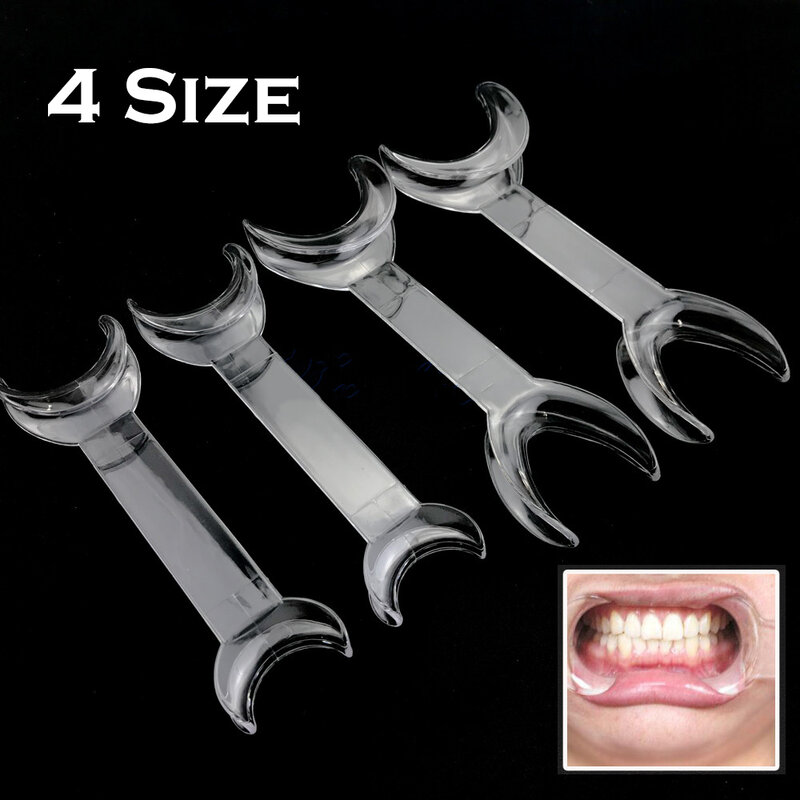 4 szt. Narzędzie dentystyczne Dental w kształcie litery T wewnątrzustny policzek zwijacz wargi otwieracz wewnątrzustny 4 rozmiary