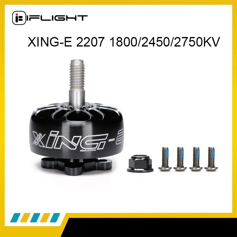 IFlight-Motor sin escobillas XING-E XING E Pro 2207, propulsor de 5 pulgadas compatible con Dron FPV, 1800KV/2450KV/2750KV, 2 ~ 6S, 4 Uds.