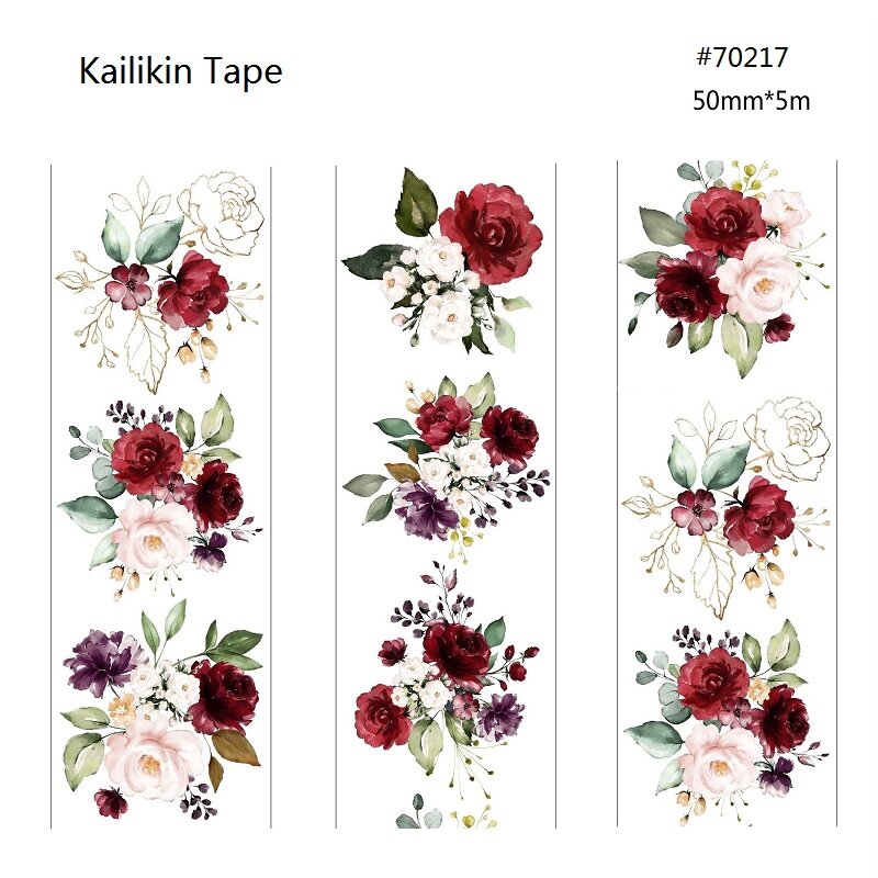 Originele Rose Washi Tape Voor Diy Decoratie Bloem Washi Papier Tape Herten Washi Tape Hond Washi Tape
