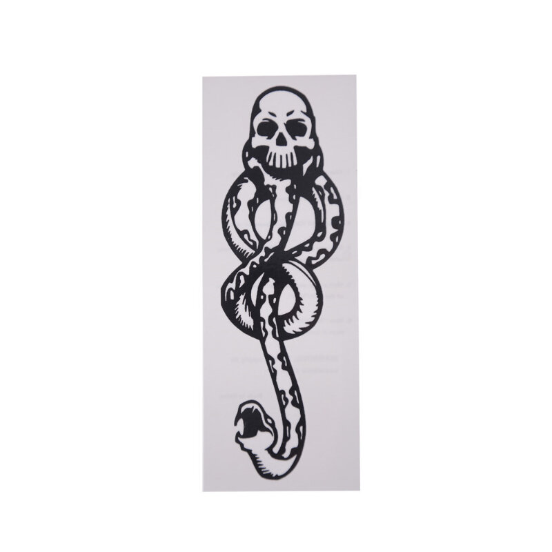 1/5PCS Death Eaters Dark Mark Make Up tatuaggi adesivi accessori Cosplay e festa danzante danza Arm Art Tatoo temporaneo