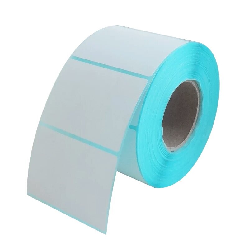 Etiqueta adesiva adesivos para Barcode, Zebra Paper, Supermercado em branco adesivo, 24 tamanhos