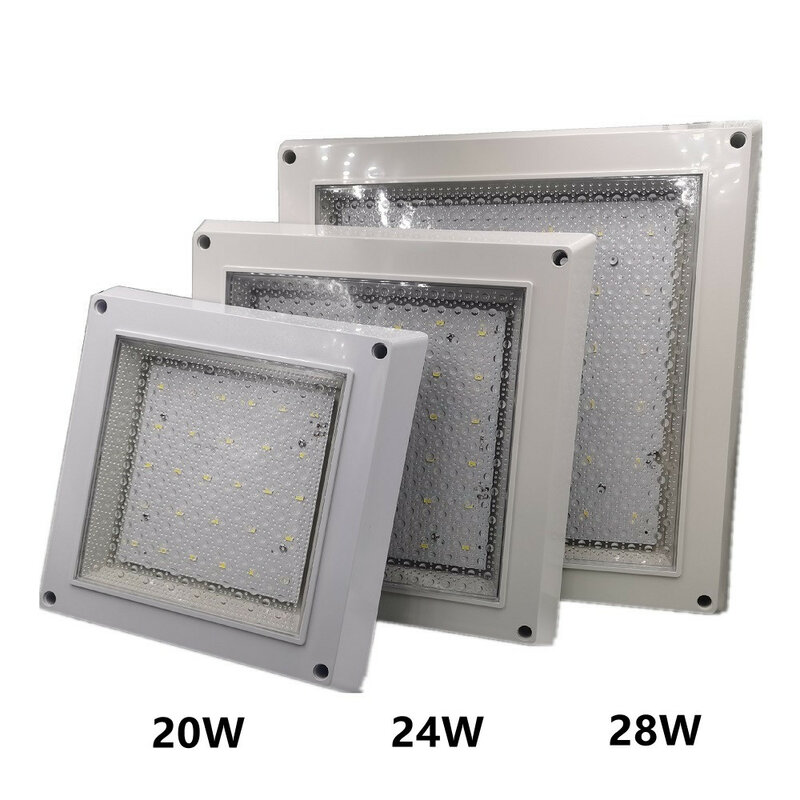 15 -30 medidores quadrados do banho do foyer da lente clara 15 -30 para a luz da cozinha luz de teto conduzida 15w 20w 24w 28w 165-245v da cozinha moderna