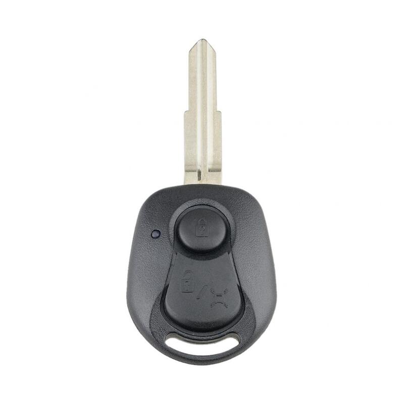 자동차 키 포브 케이스 쉘 교체 원격 커버, SSANGYONG ACTYON KYRON REXTON에 적합, 2 버튼, 신제품