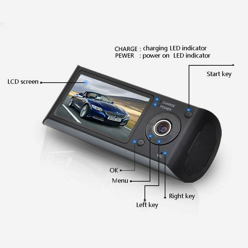 Beliewin carro dvr câmera completa hd 1080 p 2.7 Polegada tela lcd traço cam gravador de vídeo retrovisor g-sensor de lente dupla cam