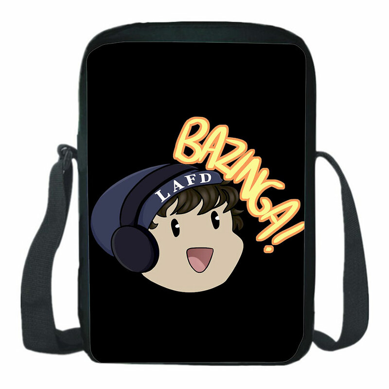 새로운 Quackity 내 사랑하는 미니 학교 가방 배낭 캐주얼 Crossbody 가방 소년 소녀 숄더 가방 대각선 작은 빛 전화 가방