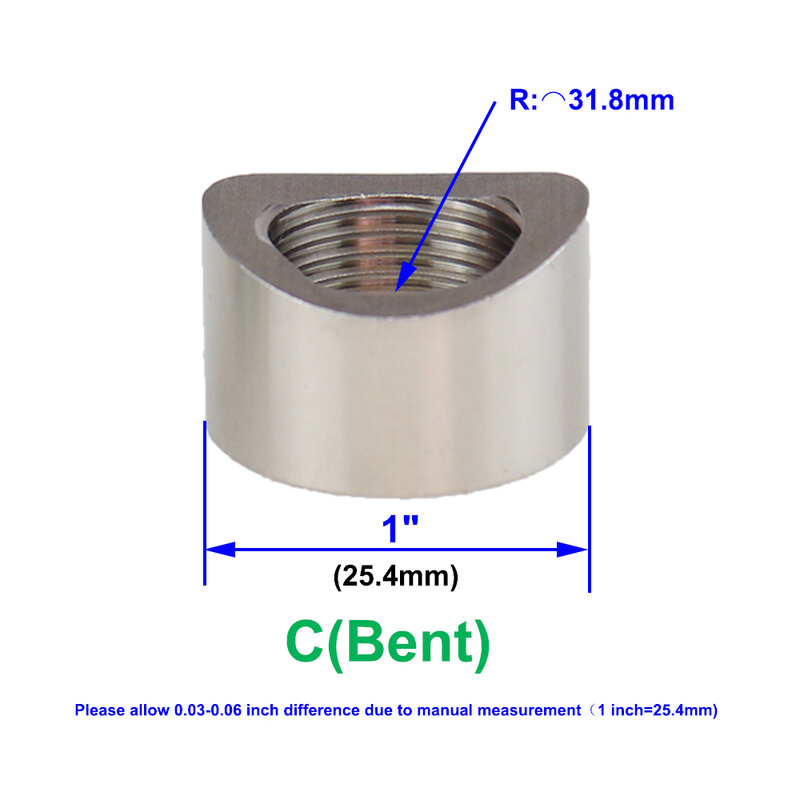 酸素センサーステンレス鋼バングプラグナット段付き取り付けキャップキットプラグナットプラグワイドバンドナット継手溶接バングm18x1.5