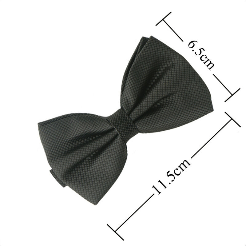 HUISHI Bow Tie For Men Bowtie Solid Color Fashion Butterfly Cravat Banquet Party Bowties Black Gold Red Royal Blue Wine Ties Men
