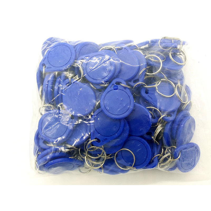 100pcs UID RFID Tag keyfob for 13.56MHz Writable Block 0 HF ISO14443A Used to Copy Cards