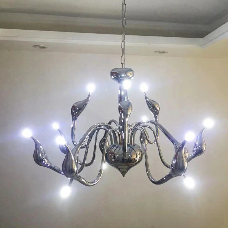Plafonnier LED en fer forgé au design nordique moderne, éclairage d'intérieur, luminaire décoratif de plafond, ampoules G4, idéal pour un salon ou une chambre à coucher