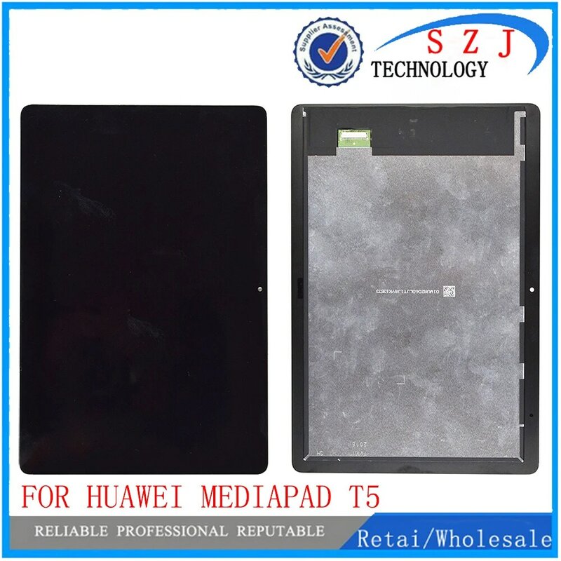 Pantalla LCD de 10,1 pulgadas para móvil, montaje de digitalizador con panel táctil, para Huawei MediaPad T5 10, AGS2-L09, AGS2-W09, AGS2-L03, AGS2-W19