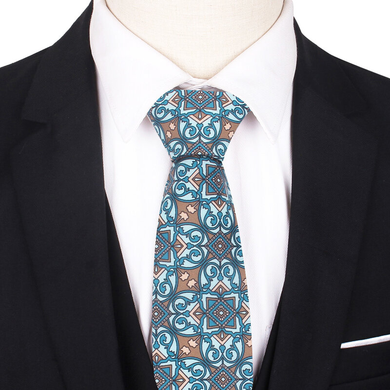 Cravates à imprimé floral pour hommes et femmes, Cravates décontractées classiques, Cravates de la présidence, Cravates de la fête de mariage, Dessin animé, Largeur 9 cm, Mode masculine