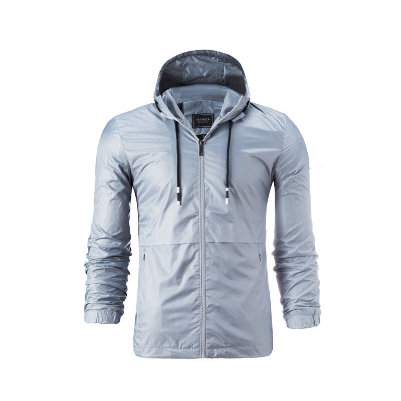 MRMT-chaqueta con capucha para hombre, abrigo ajustado de Color puro, talla grande, informal, combina con todo, tendencia, novedad de 2024