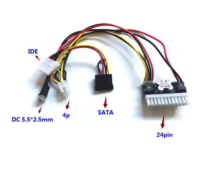 Mini itx/z1自動ハイパワーカースイッチ,dc 12v 250w 24ピンpicoatxモジュール,pciopsu互換