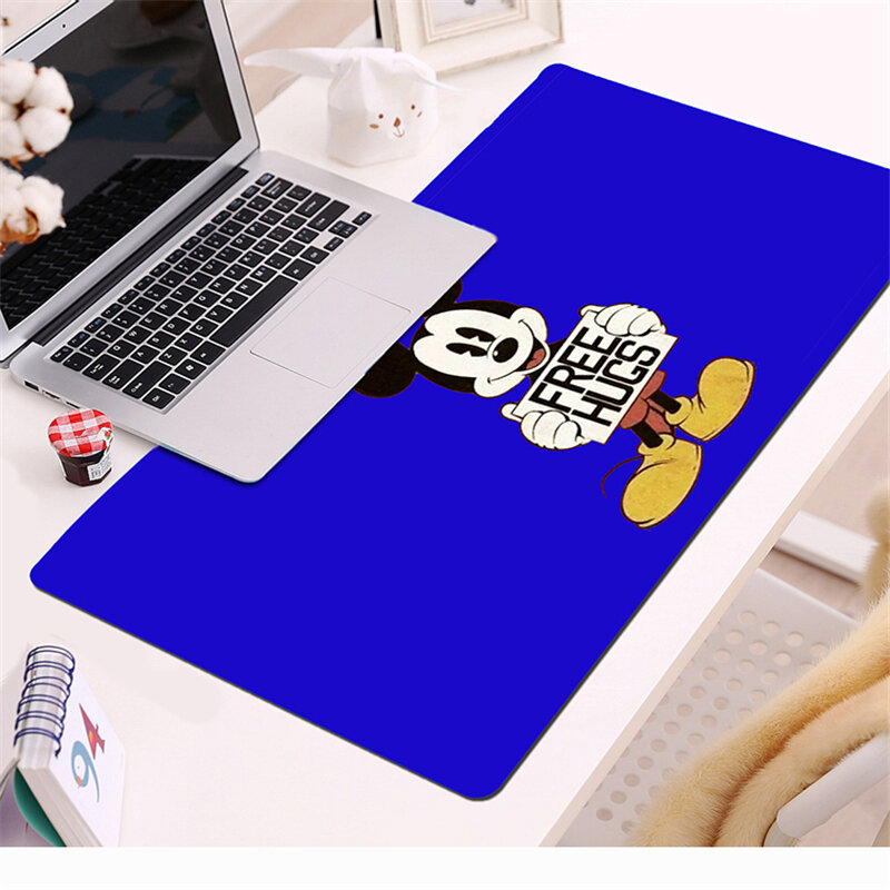 Duża podkładka pod mysz biurowa 70x30cm Mickeymouse podkład na biurko gra Gamer podkładka pod mysz gamingową poduszka na biurko na Tablet PC Notebook prezent