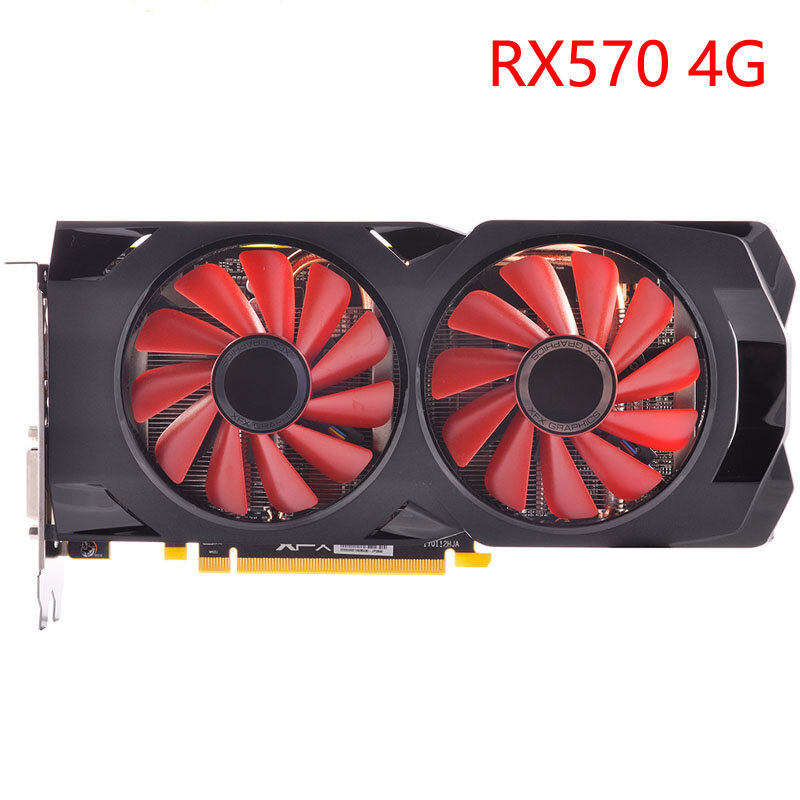Video Card RX 570 4GB 256Bit GDDR5 Graphics Cards for AMD RX 500 series VGA Cards RX570 DisplayPort 470 480 580 560 Used