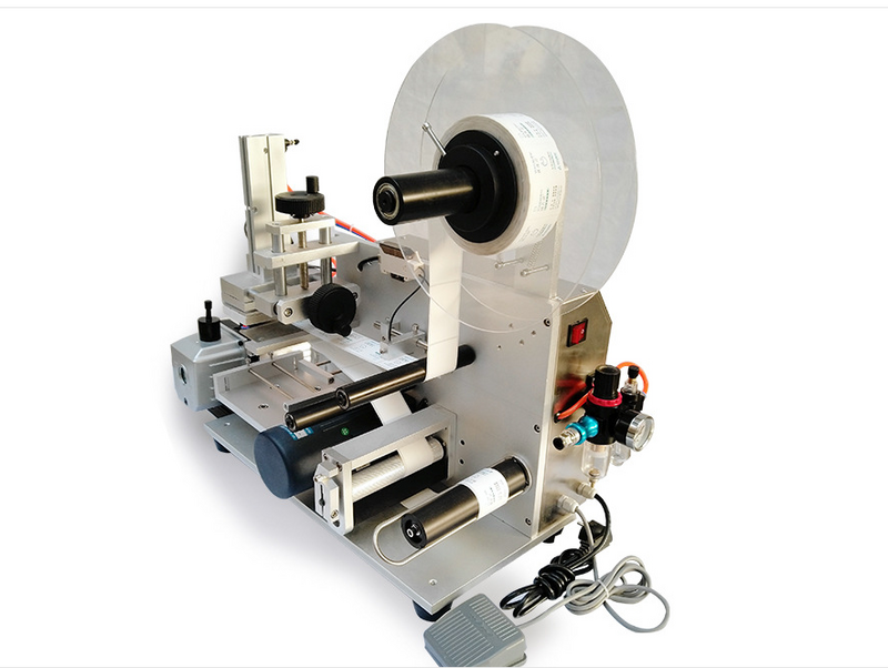 Superfície Plana semi-automática Máquina De Rotulagem, desktop auto adesivo Labeler Machinery