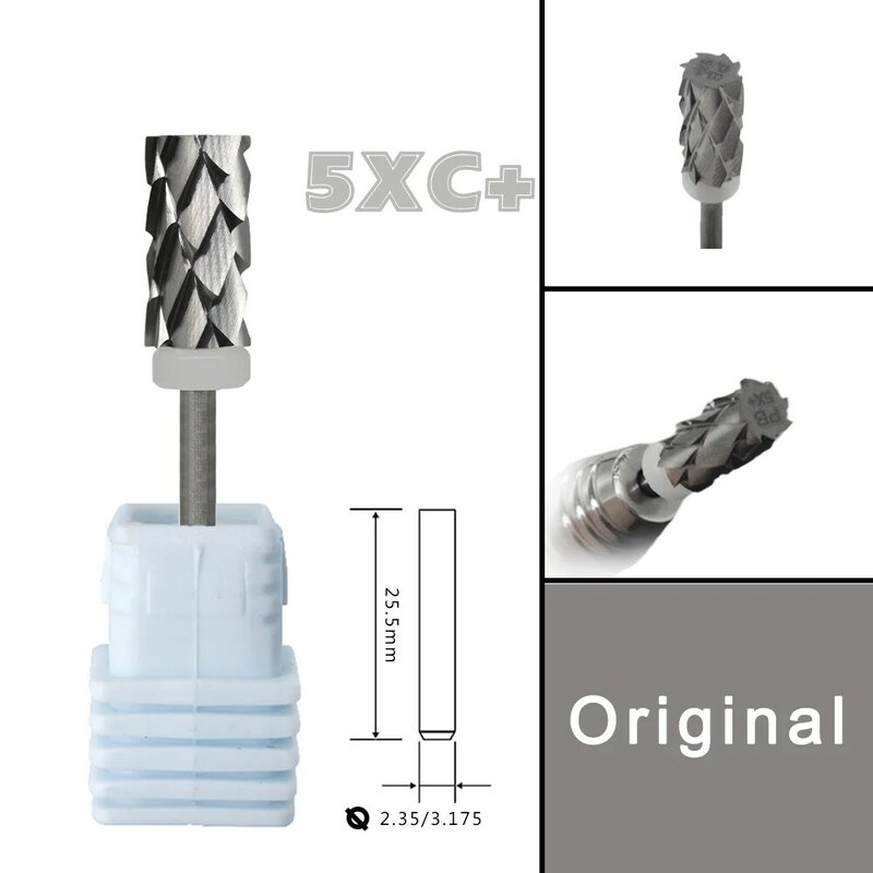 6.6 Large Barrel professional use 4XC++ 5XC Original acrylic powder Dipping Killer Remover Strongest nail drill bits