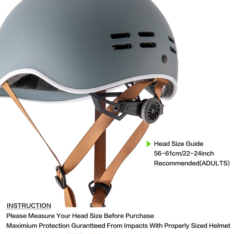 Onbros-성인용 자전거 헬멧, 롤러 스케이트, 사이클, 스케이트 보드, 도시 캡, 전기 스쿠터 자전거 헬멧