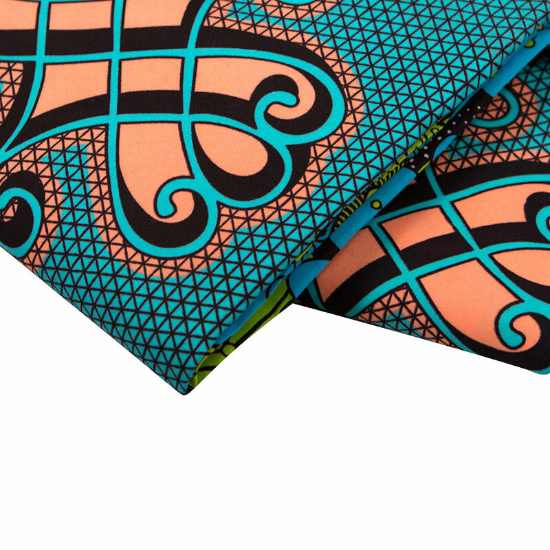 Tecido de impressão africano cera real 2020 nova chegada pagne africano ancara poliéster tecido alta qualidade padrão impresso cera tecidos
