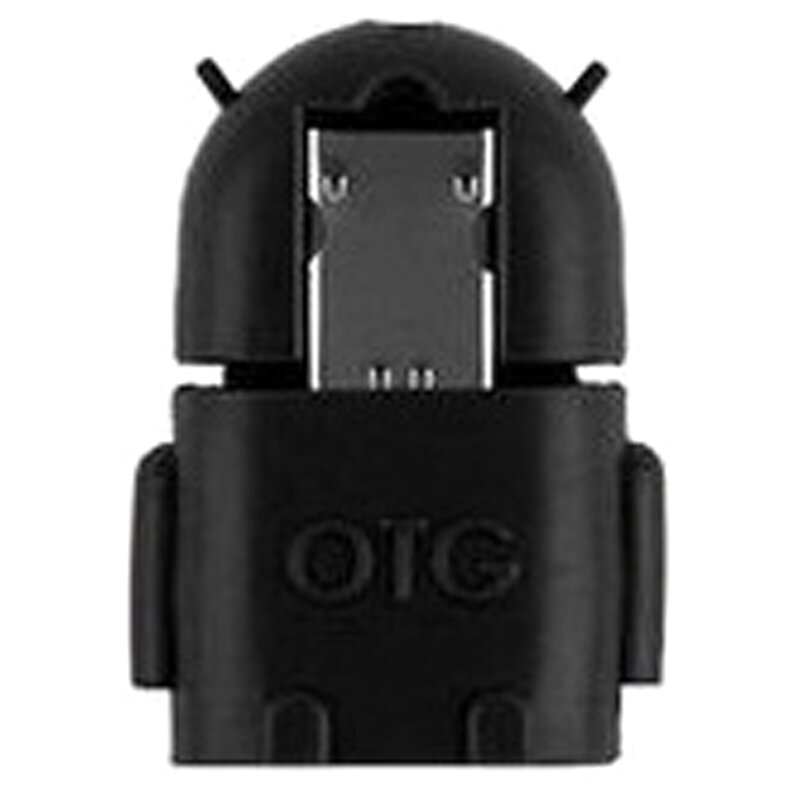 Mini Robot forma Android Micro USB a USB 2,0 convertidor de adaptador de Cable USB OTG para Tablet PC para Samsung S3 S4 S5 ForXiaomi