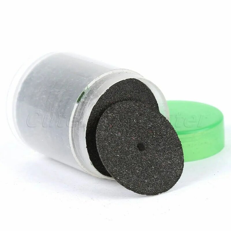 Hot Black 36 Discs Dremel Rotary Tool Cut Off Wheels Disc 24mm Reinforced with 1 Tube 0.6mm thick  cut metal/plastic