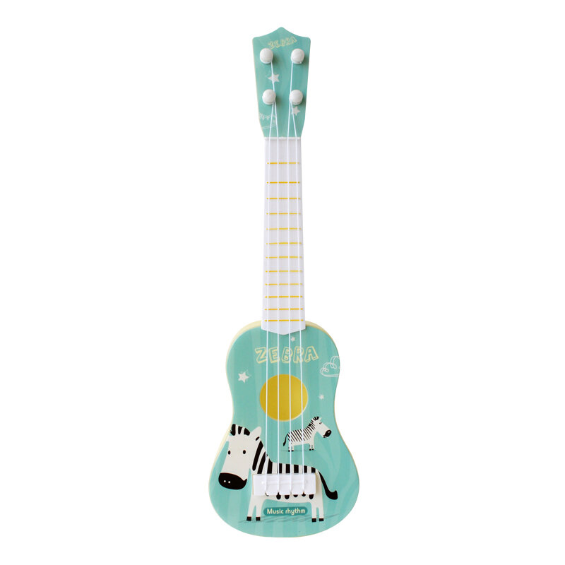 Ukelele divertido instrumento Musical guitarra infantil Montessori, juguetes para niños, juego escolar, educación, regalo de Navidad y cumpleaños