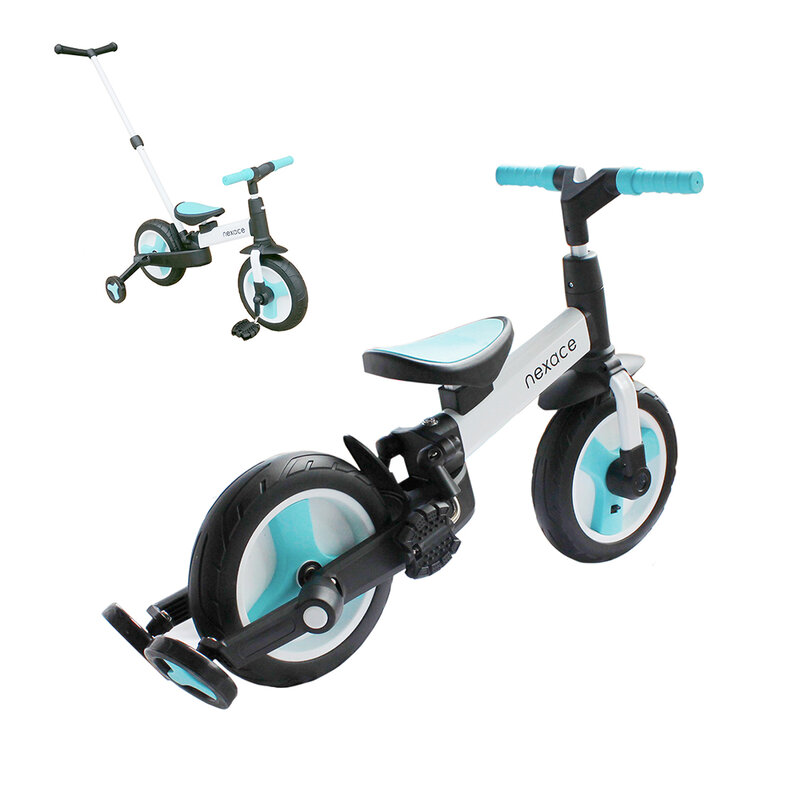 Vélo d'équilibre pour enfants, tricycle push-up pour tout-petits