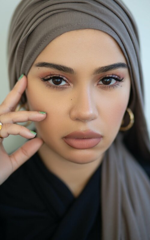 JTVOVO 2021 Neue Muslimische Frauen Einfarbig Jersey Hijab Atmungsaktive Mercerisierter Baumwolle Kopf Wrap Schal Kopftuch Turban Islamischen Schleier