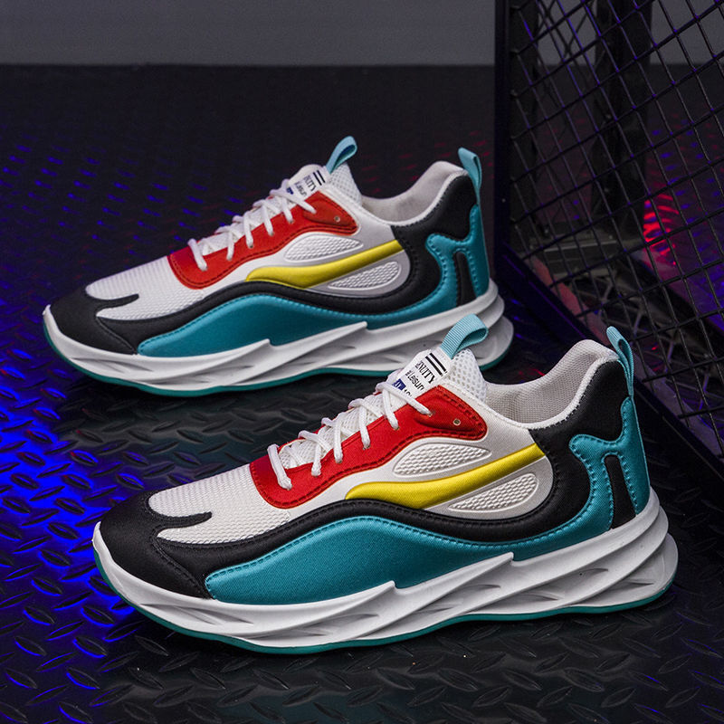 Мужская спортивная обувь, дышащие кроссовки для бега, уличная спортивная модная удобная спортивная обувь для отдыха, новинка 2023