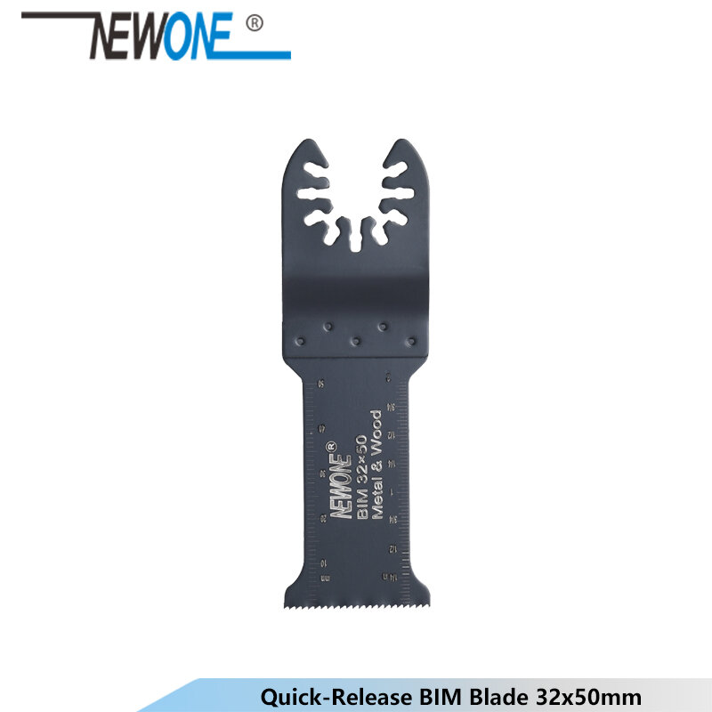 NEWONE-Multiferramenta oscilante bi-metálica, lâminas de serra, acessórios para ferramentas eléctricas, libertação rápida, renovador, 10mm, 20mm, 32mm, 45mm, 65mm