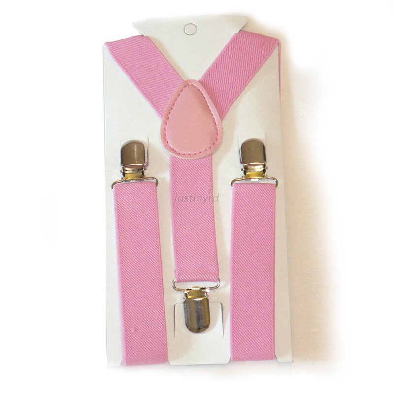 Cute Baby Clip-on Suspender y-back elastyczne szelki dla szkolni chłopcy dziewczęta J48 T55 1