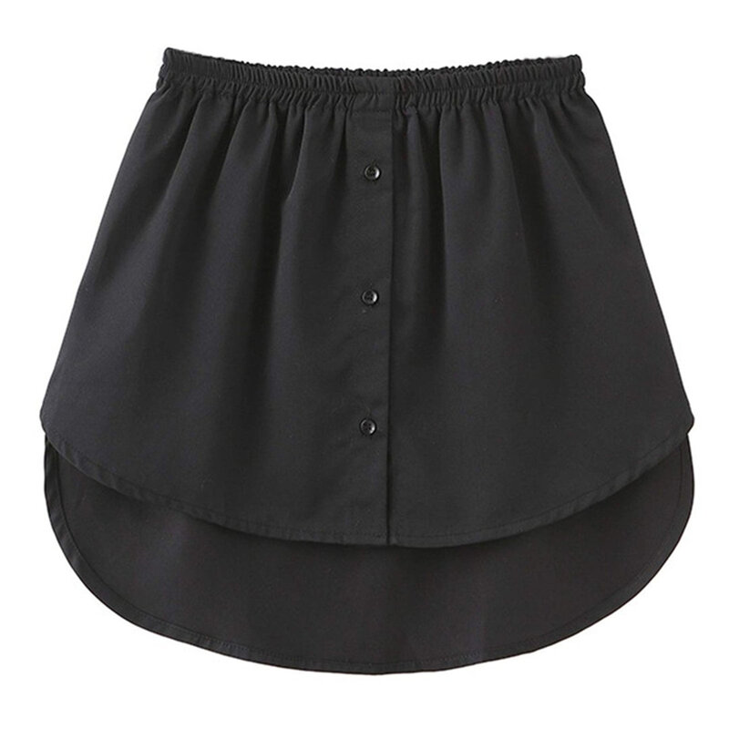Extensions de chemise superposées pour femmes et filles, faux haut, balayage inférieur, mini jupe AsBOOKS, NOV99