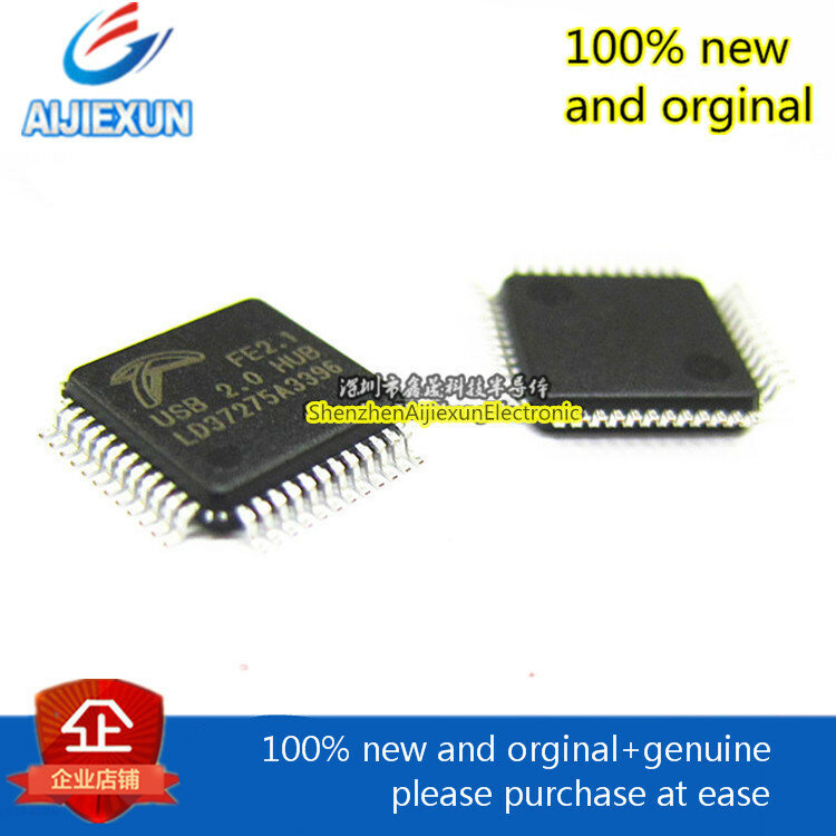10pcs 100% 신규 및 기존 FE2.1S FE1.1S 칩 USB2.0 QFP48 대형 재고