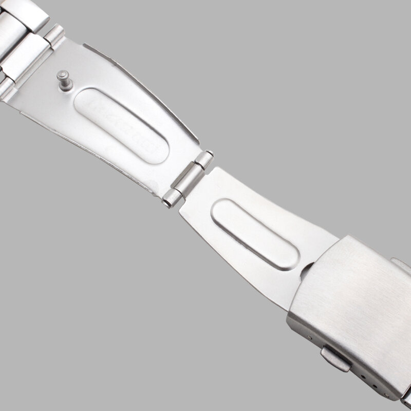 Bracelet de montre en acier inoxydable pour hommes, 18MM, 20MM, 22MM, trois, cinq, sept perles, en métal, pour Seiko