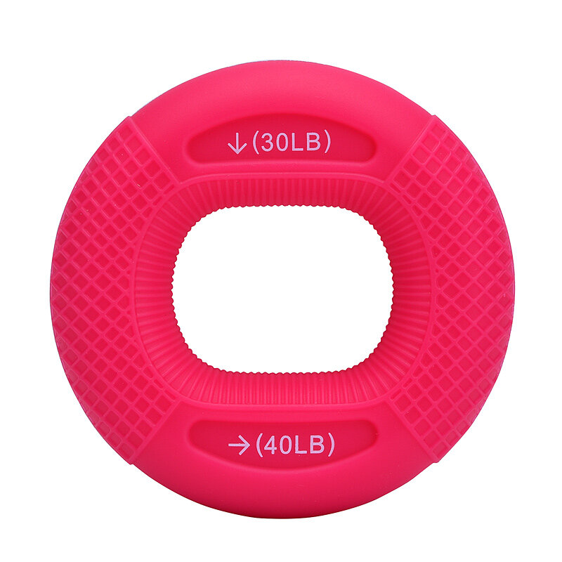 Silicone Verstelbare Hand Grip 20-80LB Aangrijpende Ring Vinger Onderarm Trainer Carpaal Expander Spier Workout Oefening Gym Fitness